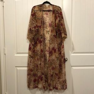 Sheer Robe 👘 Swim Cover Up